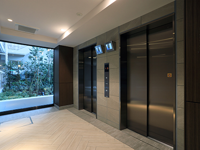 エレベーターホール｜ザ・パークハウス横浜新子安フロント